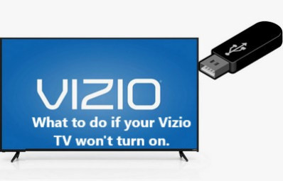 What to do when Vizio TV Won't Turn On : Working tips